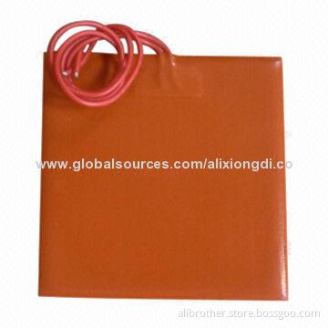 Silicone Rubber Heater Bed, 24V, 12" x12", with 3M Adhesive